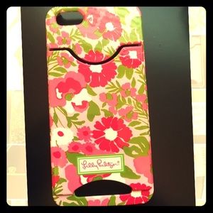 Lilly Pulitzer iPhone SE Case w/ credit card slot